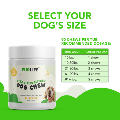 FurLife™ - Flea & Tick Defense Chews